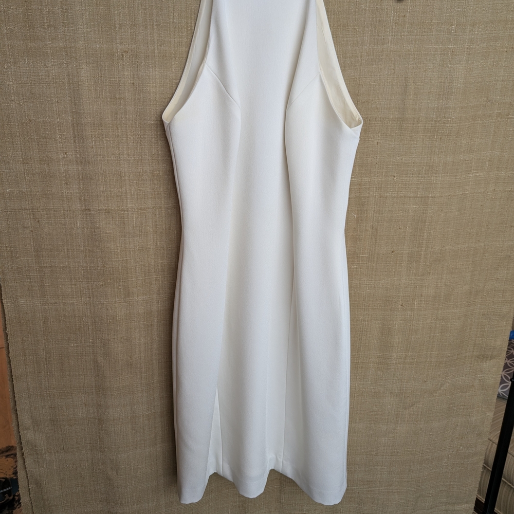Laundry By Shelli Segal White Backless Dress